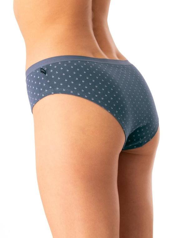 Damen-Slip Key LPN 742 Graphit – Baumwolle, bequem, 2er-Set