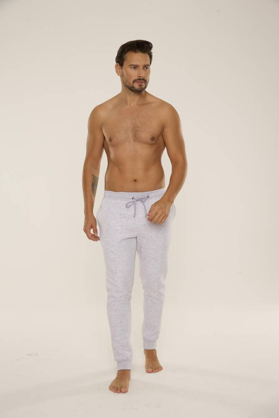 813 Indigo Herren-Trainingsanzug von De Lafense - leicht meliert