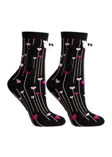 Socken Friends CSLW250-009 Moraj – Symbolische Socken mit 3D-Augen und magnetischen Händchen