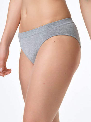 Spiman LIGHT Melange Midi-Slip aus Bambus, niedriger Bund, atmungsaktiv und weich