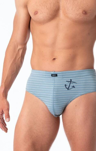 MPP 251 B25 Herren Slips 2er-Pack Key - grau-marineblau