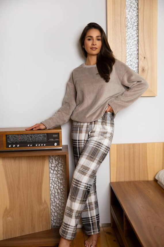 Milou II Pyjamas , Sensis Damen Trainingsanzug - beige