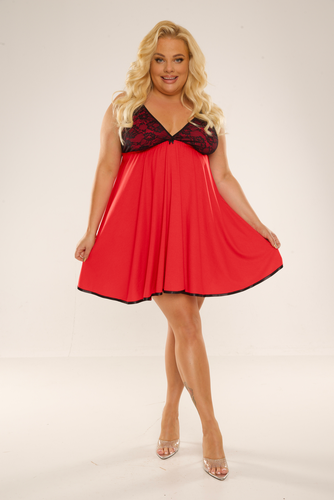 713 Cloche Forex Nachthemd - rot