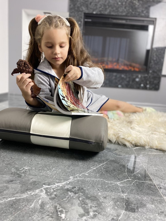 374 / 375 Desiree Kinderbademantel - grau