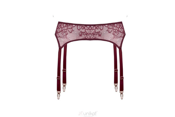 Caro Strumpfgürtel Unique bordeauxrot