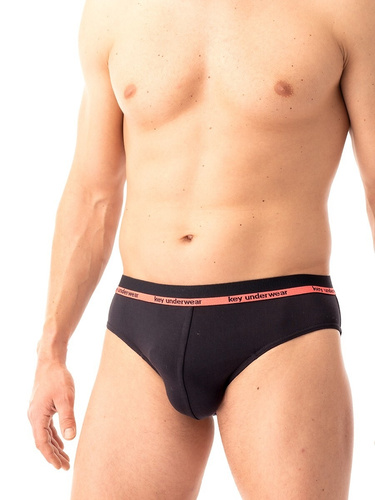 Herren-Slips MPP 287 Key schwarzbraun – Baumwolle, 2er-Pack im Karton, Komfort und Stil
