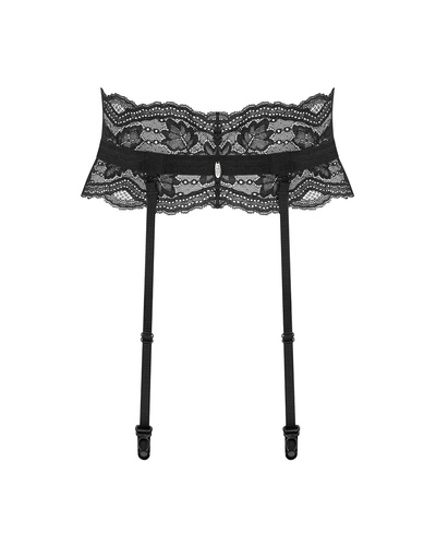 Nutris Pas do pończoch Obsessive - czarny