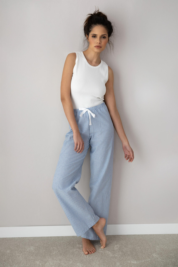 Sensis Dagna Damen-Pyjama – Cremeblau