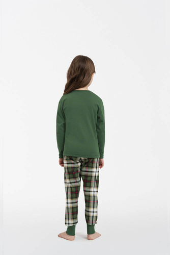 Zonda Kinderschlafanzug Italian Fashion - grün/print