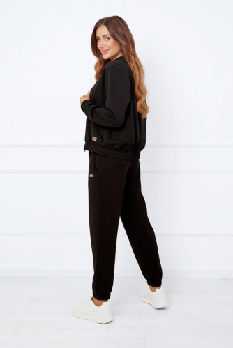 Caro Damen-Bomberjacke Italian Fashion - schwarz