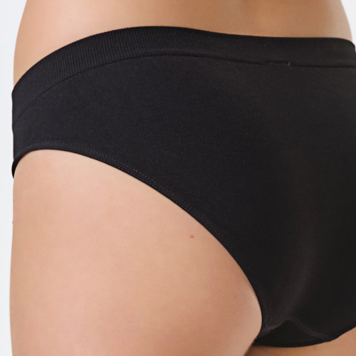 Spiman LIGHT Nero Midi-Slip aus Bambus, niedriger Bund, atmungsaktiv und weich