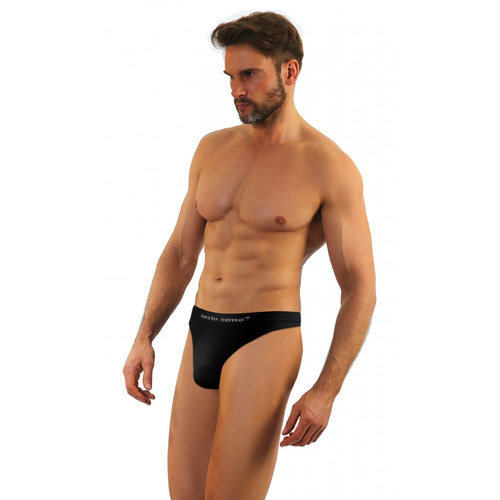 CL13 Nahtloser Herren-Tanga Sesto Senso schwarz