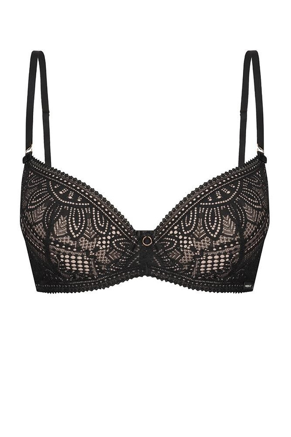 Desire Mefemi Push-up-BH – Schwarz und Beige