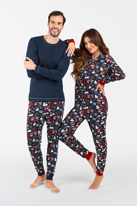 Makala Damen Jumpsuit Italienische Mode - Druck