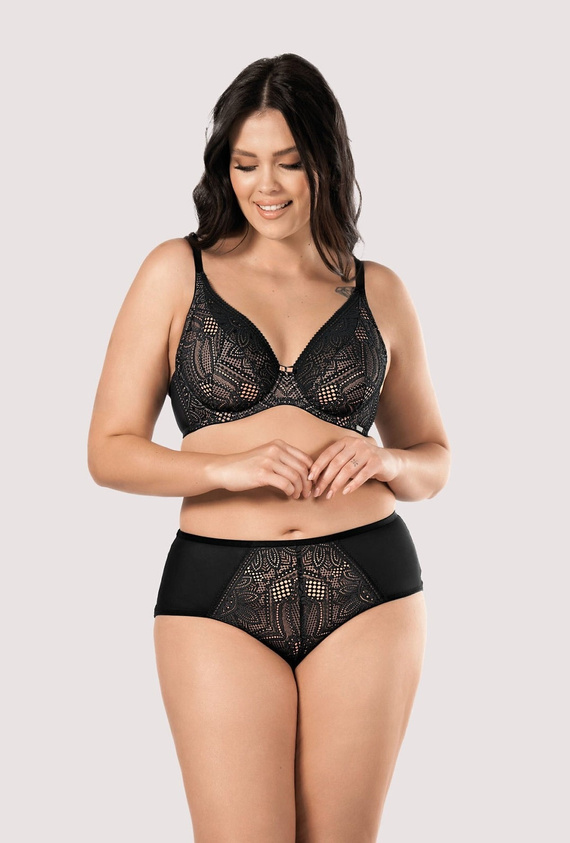 Desire BO50 mefemi by Nipplex schwarzer Soft-BH Bralette mit Spitze
