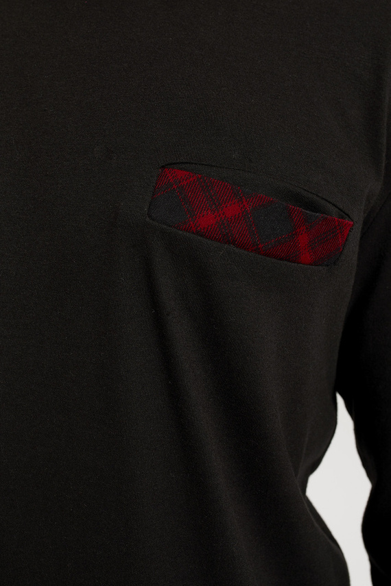 Zeman Italian Fashion Herren Schlafanzug - schwarz/print