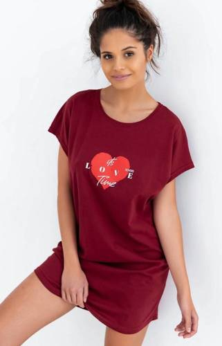 Sensis Love Time Nachthemd - kastanienbraun