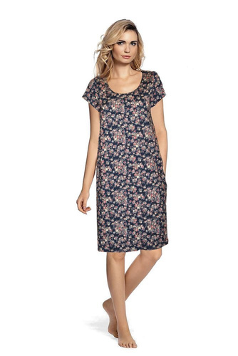 479 Mia Forex Nachthemd - navy blau