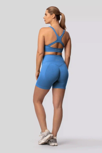 Spaio PUSH-UP PRO formende nahtlose Shorts Fitness hoher Bund ice blue