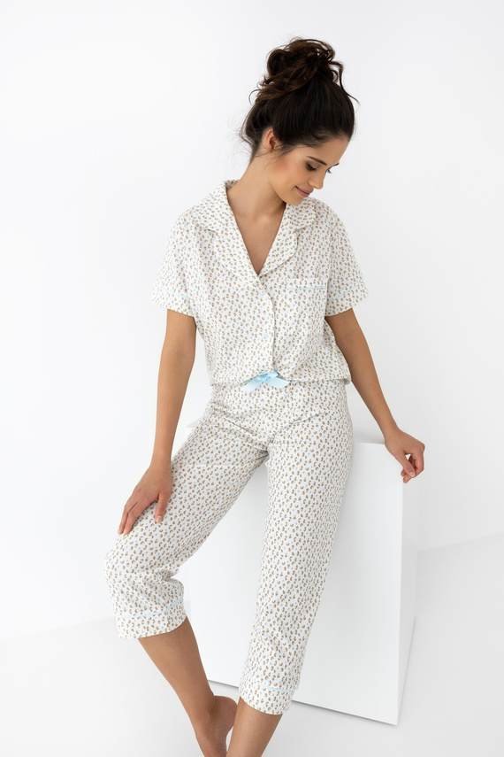 Marieta Sensis Damenpyjama – Creme