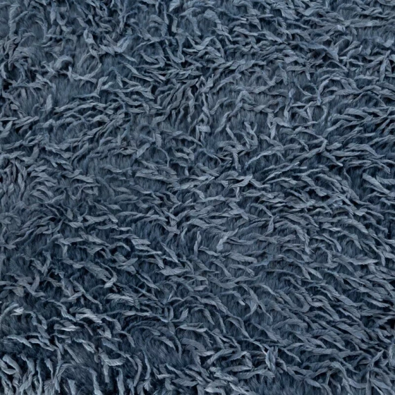 Adore Blanket, zottelige, pelzige Tagesdecke von Eurocurtains, Marineblau