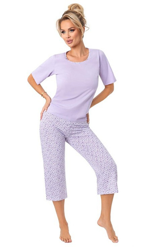 Fiorella 3/4 Donna Damenpyjama – Lila