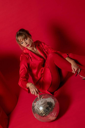 760 Cordelia Damenhemd ungeknöpft De Lafense - rot