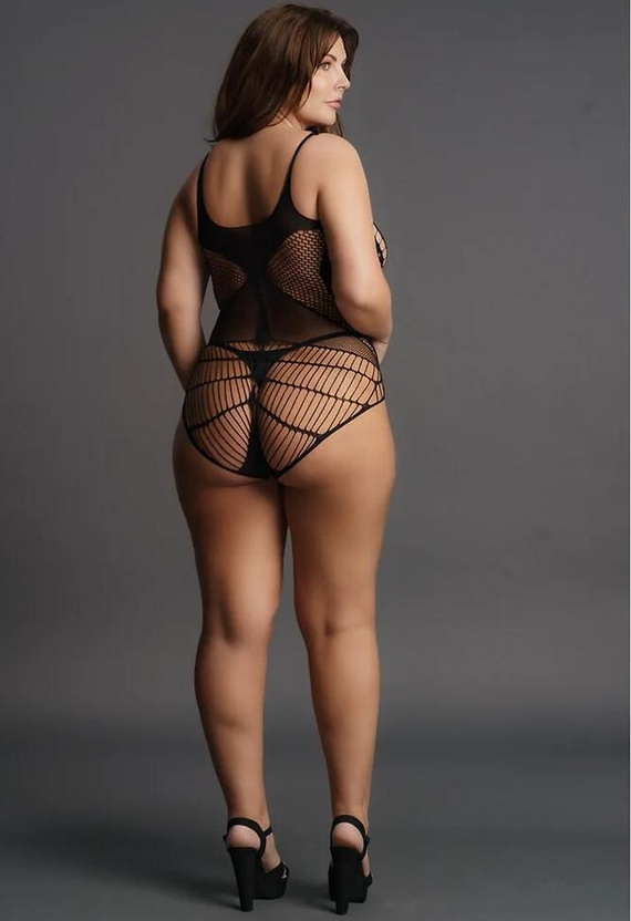 Body DES018 Le Désir sinnliches Body mit geometrischen Cut-outs