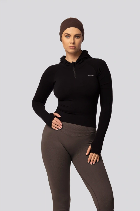 Push-up Leggings Spaio PRO High Waist blickdicht formend chocolate