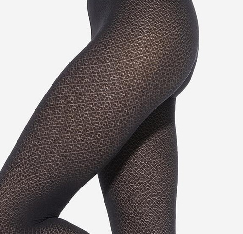 Loretta 158 Gatta Damenstrumpfhose – 50 den, gemustert, matt – Nero