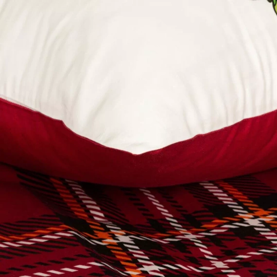 Weihnachtsbettwäsche Elsa Eurofirany beige 100% Baumwolle mit Reißverschluss