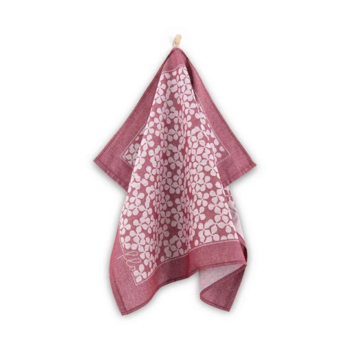 Küchentuch FLORES Zwoltex 50x70 Baumwolle bordeaux Ultrasoft 200 g/m²
