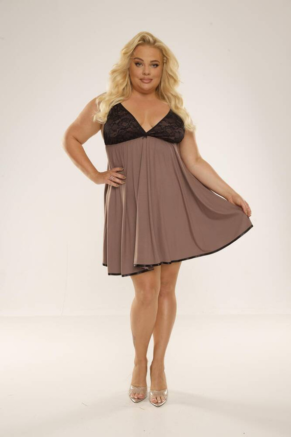 713 Cloche Forex Nachthemd - mocca