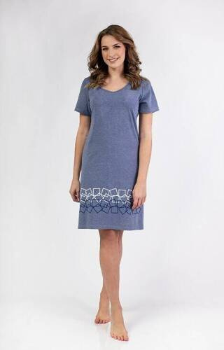 156 Regina Nachthemd – Marineblau