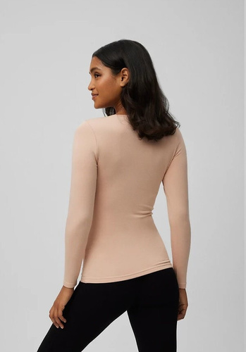 Ysabel Mora 70017 nacktes Damen-Thermo-T-Shirt – weich, atmungsaktiv, hypoallergen, langärmlig