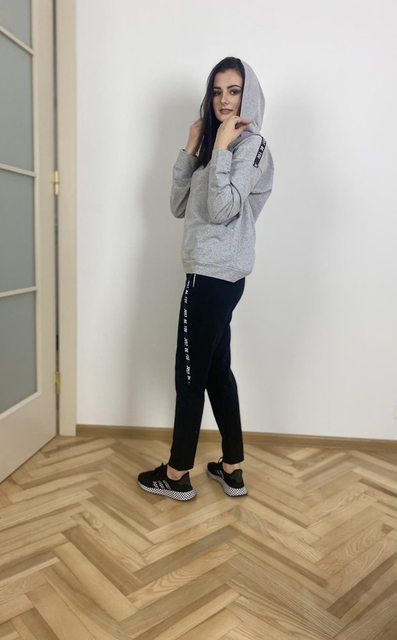 496 Just Forex Damen Trainingsanzug - hell melange