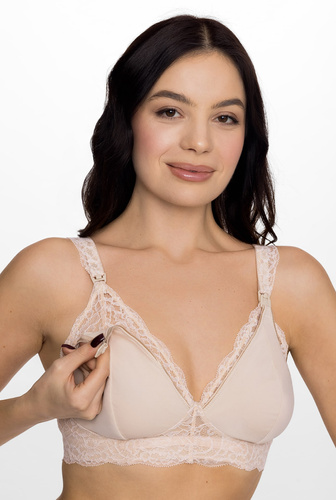 Motley Burgunderroter Momtobe weicher Still-BH
