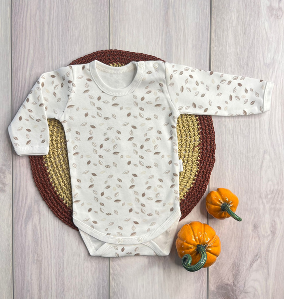 Mamatti Kinder-Body BD15426 Blätter – Baumwolle, bequem