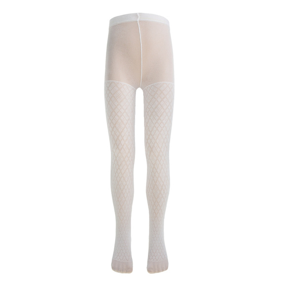 141802 W2 Nicol Jacquard-Strumpfhose – weiß