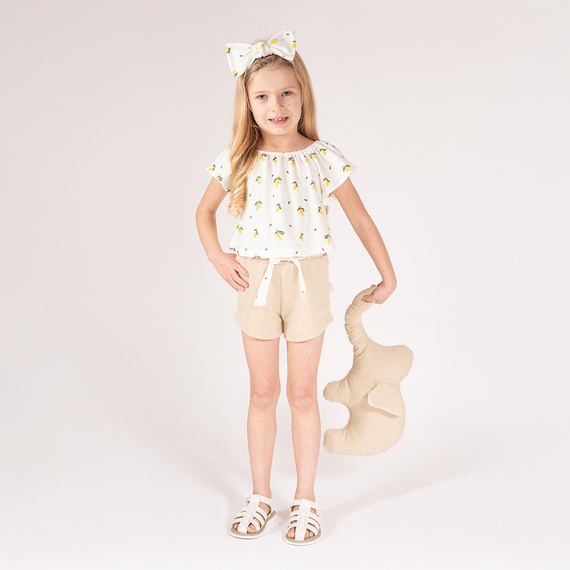 212138 Kurzarmbluse „Tola“ Nicol – creme