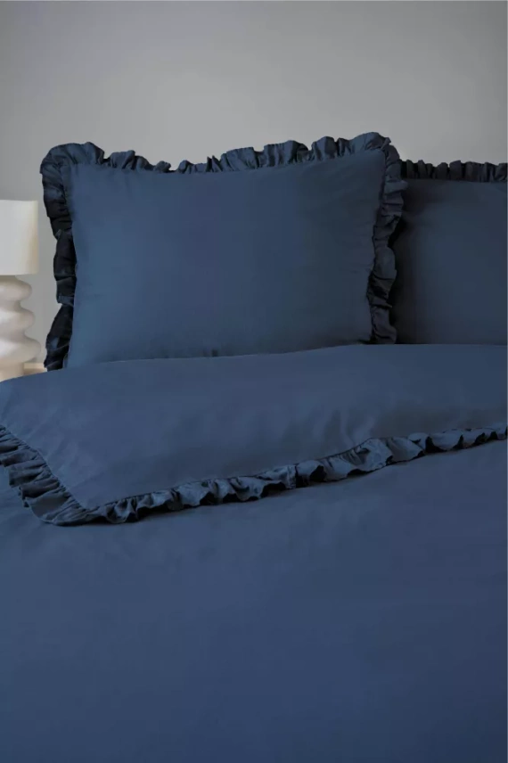 Pure 23 Bettwäsche aus einfarbiger Baumwolle, Detexpol-Denim