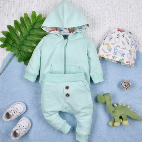 ABN-5576 Dino Explorer Nini Kinder-Sweatshirt – Bio-Baumwolle, bequemer Schnitt