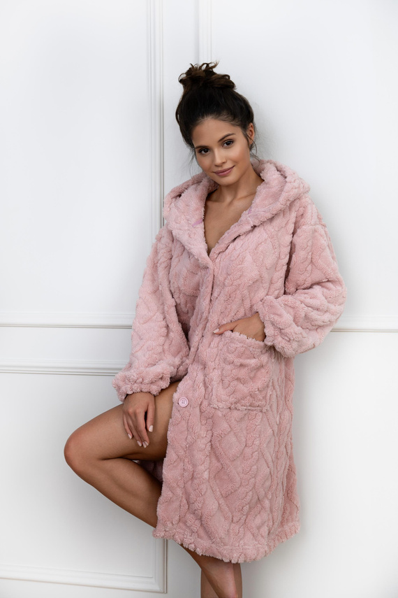 Bethany Sensis Damenbademantel – Dirty Pink