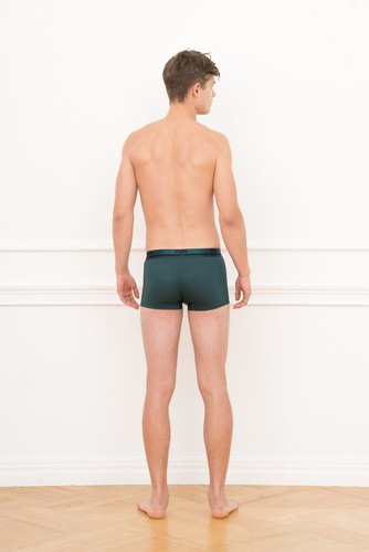 Umberto Herren Boxershorts Italian Fashion - dunkelgrün