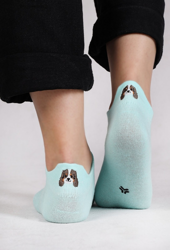 SKS-0033 A200 Damensocken Hunde YO! mischen