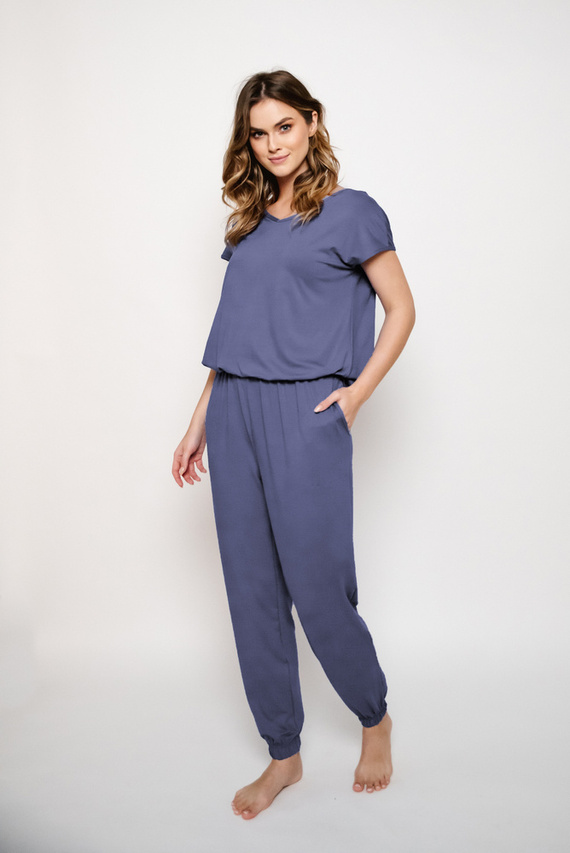Paramo Damen Jumpsuit Italienische Mode - blau
