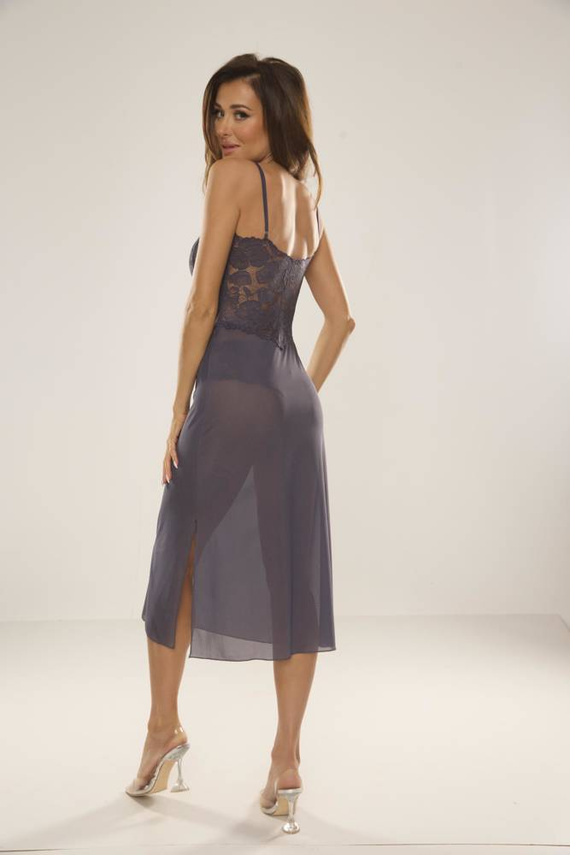 469 Alison Forex trägerloses Nachthemd - grau