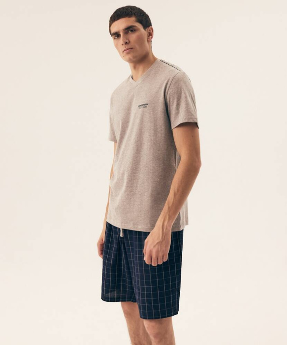 42618 Henderson Premium Schlafanzug-Schlafanzug für Herren – Grau