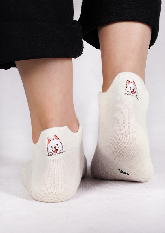 SKS-0033 A200 Damensocken Hunde YO! mischen