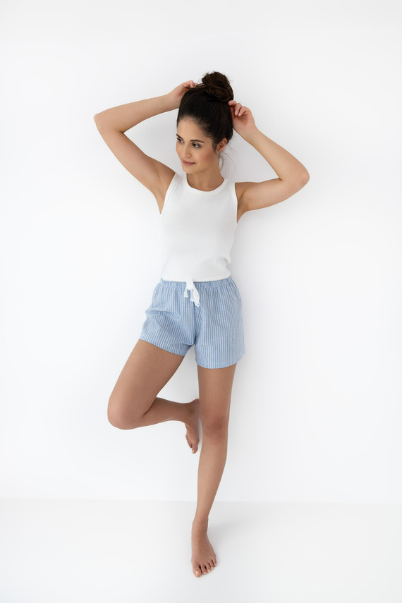 Patricia Sensis Damenpyjama – Cremeblau